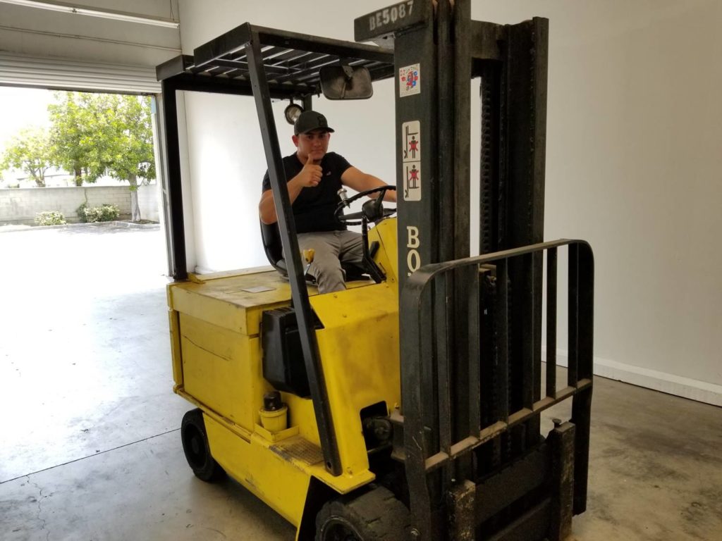 Los Angeles Forklift Certification Sitdown Stand Up Reach Cherry Picker